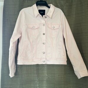 Nine West Pink Denim Stretch Jacket